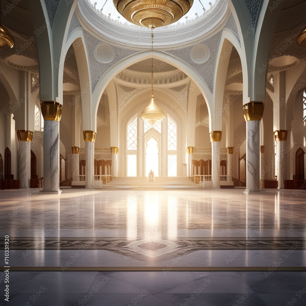 interior of a mosque,General Ai