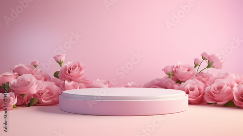 Valentine's Day, love and romance background, background with heart shapes