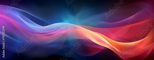 Big Neon Wave Background