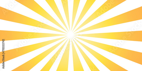 yellow sunburst with color stripes influenced by Japanese woodblock printing styles Artificial Intelligence Generative
