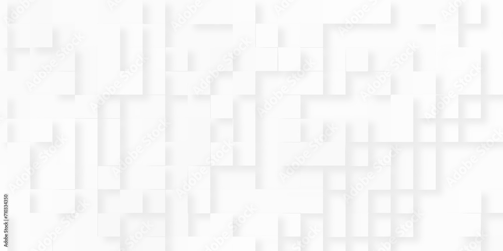 Digital Geometric square pattern of white background, white abstract background with mesh of squares or pixel, Rectangles on abstract background, Minimal simple style interior 3d white abstract paper. Digital Geometric square pattern of white background, white abstract background with mesh of squares or pixel, Rectangles on abstract background, Minimal simple style interior 3d white abstract paper.