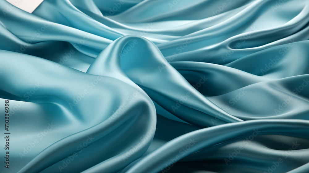 Obraz premium blue silk background