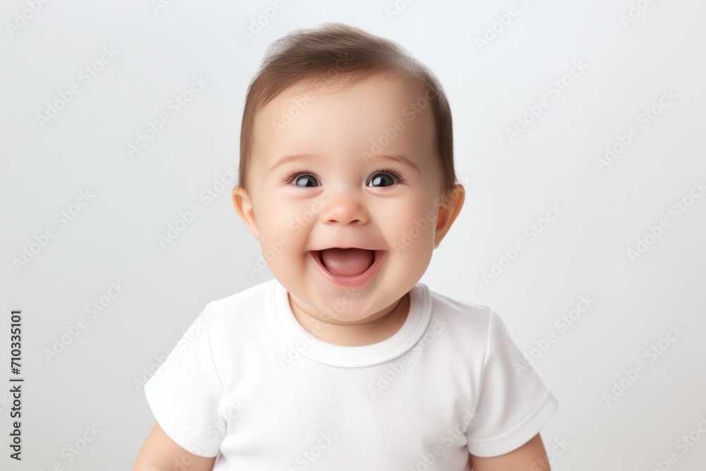 Little kid smiling