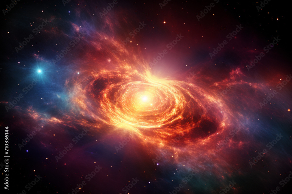 nebula deep space background sci-fi concept