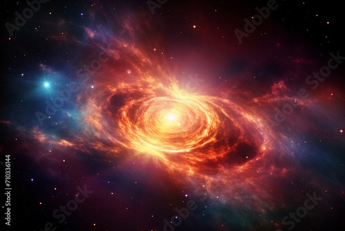 nebula deep space background sci-fi concept