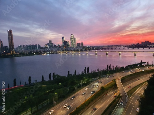 Photography Night view in Seoul