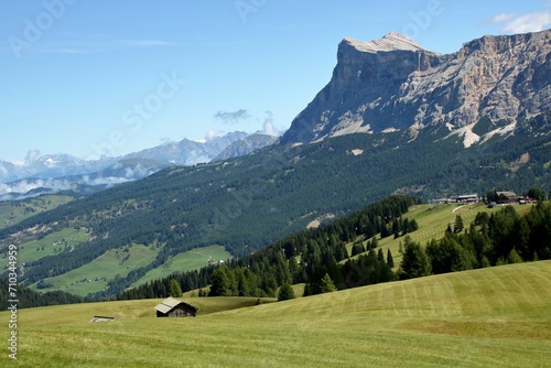 Dolomite s landscape in Alta Badia