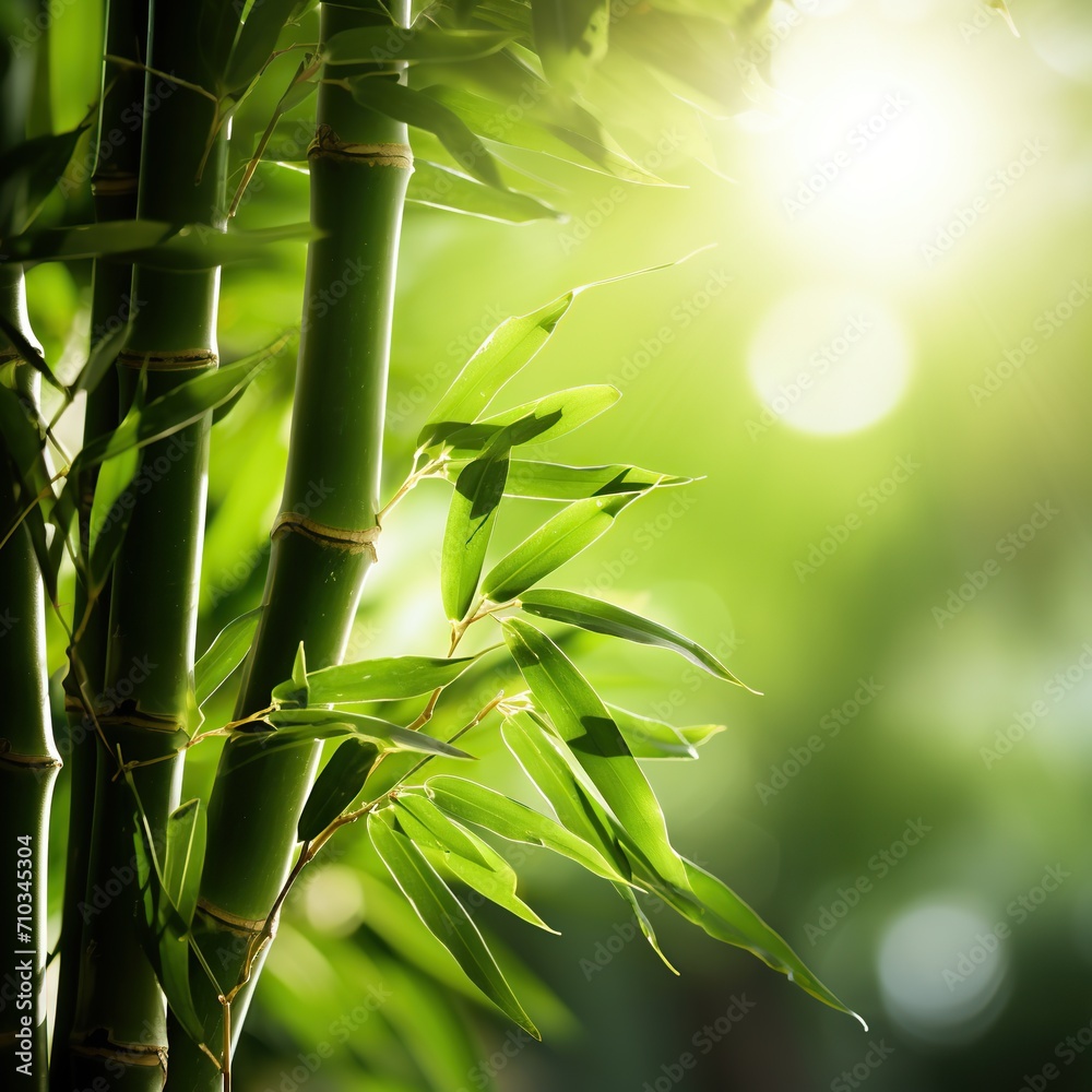 Fototapeta premium bamboo bright