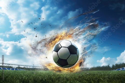 Soccer Flying Ball