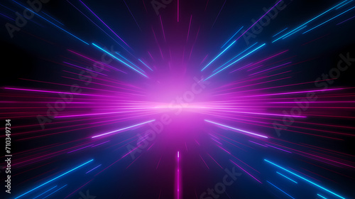 Abstract geometric lines background  technological lines background and light effects  3D rendering