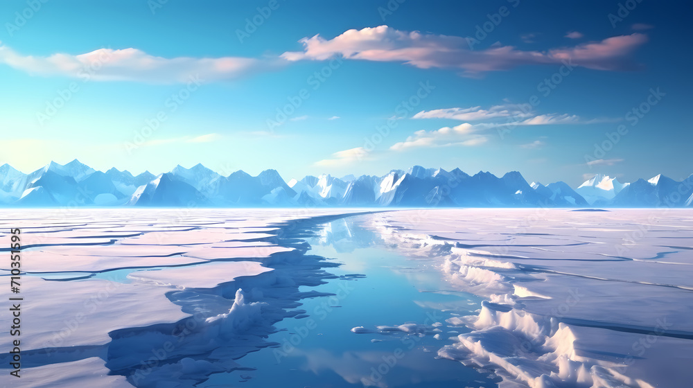 Obraz premium Technology abstract lines background and light effects, technology sense background