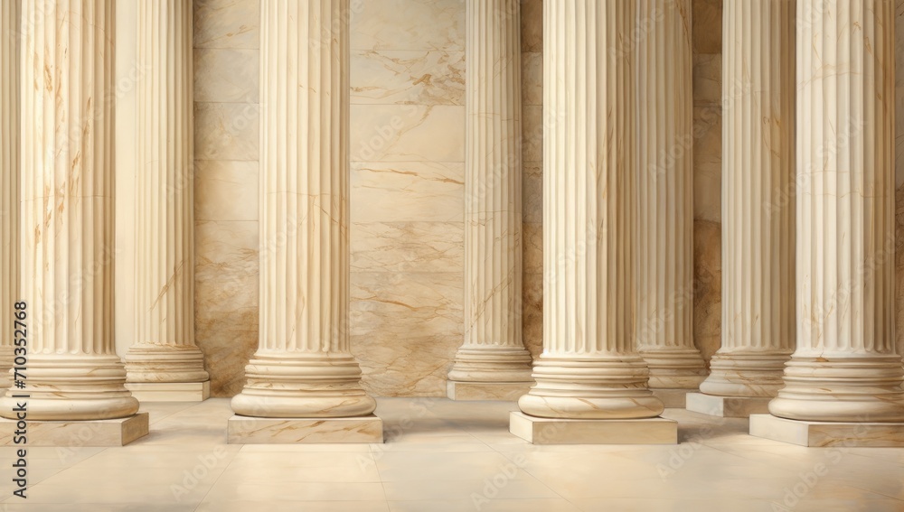a row of towering marble columns, their smooth surfaces and intricate details a row of towering marble columns, their smooth surfaces and intricate details
