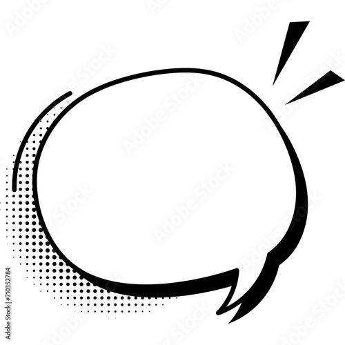 Line Comic Chat Bubble