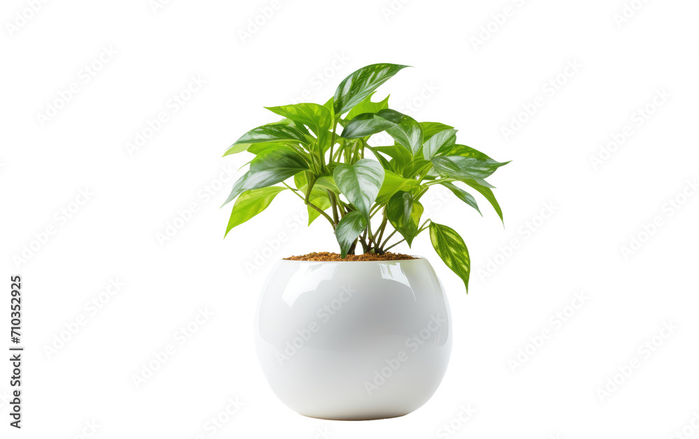 Self Watering Plant Pot Nurturing Indoor Greenery with Ease On White or PNG Transparent Background. Self Watering Plant Pot Nurturing Indoor Greenery with Ease On White or PNG Transparent Background.