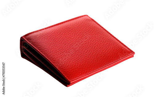 RFID Blocking Wallet in a Modern Design On White or PNG Transparent Background.