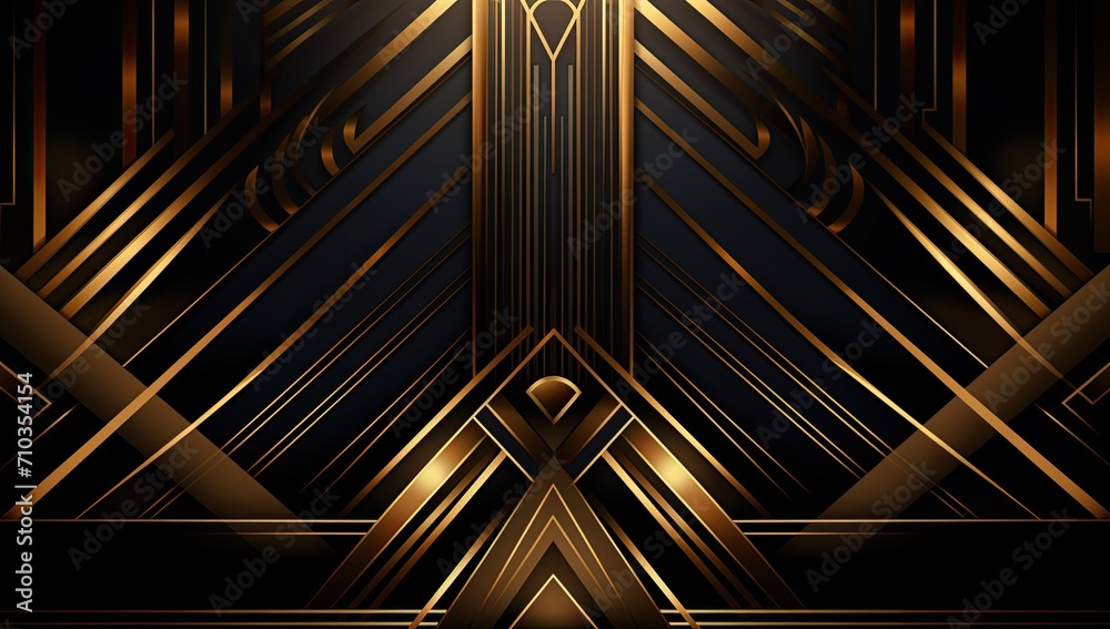 banner with an Art Deco flair. banner with an Art Deco flair.