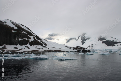 Cuverville Island on the Antarctic Peninsula. photo