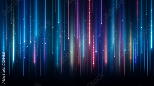 Abstract background with vertical magic light photo