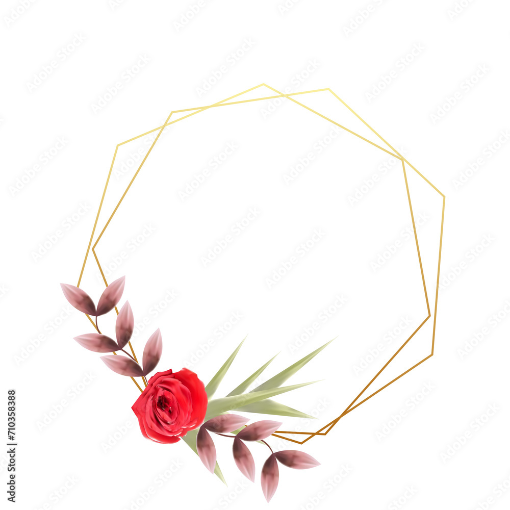 wedding flower frame wedding flower frame