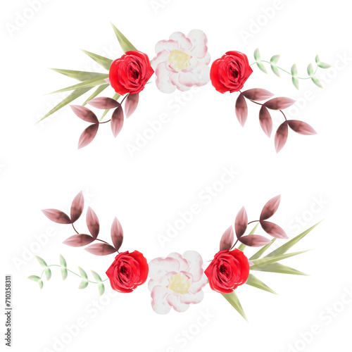 wedding flower frame