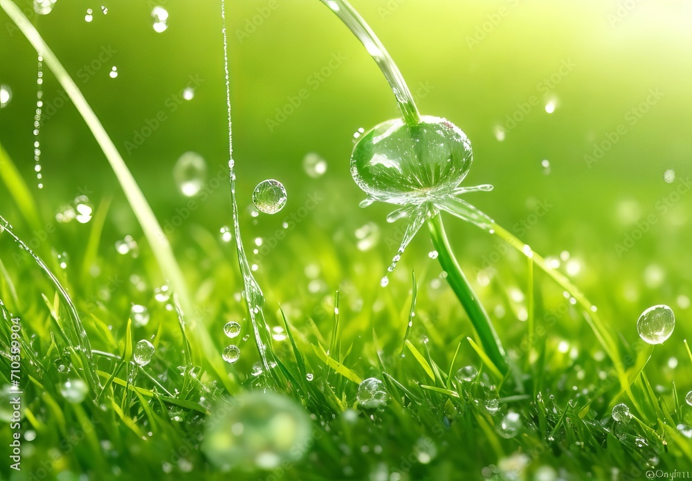 Dancing Grass At Serene Morning Delight With Fresh Dewdrops
Dancing Grass At Serene Morning Delight With Fresh Dewdrops