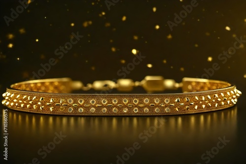 gold bracelet with stars 
