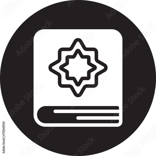 Quran glyph icon