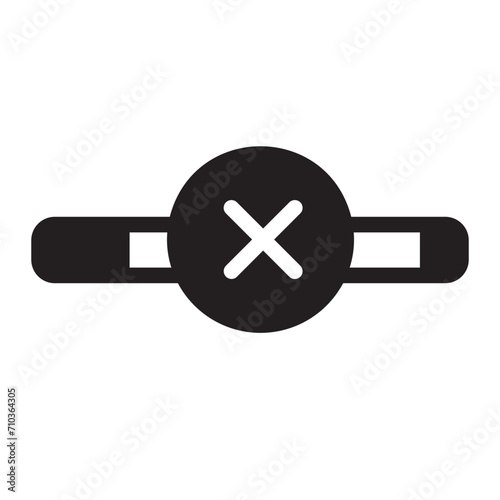 no smoking glyph icon