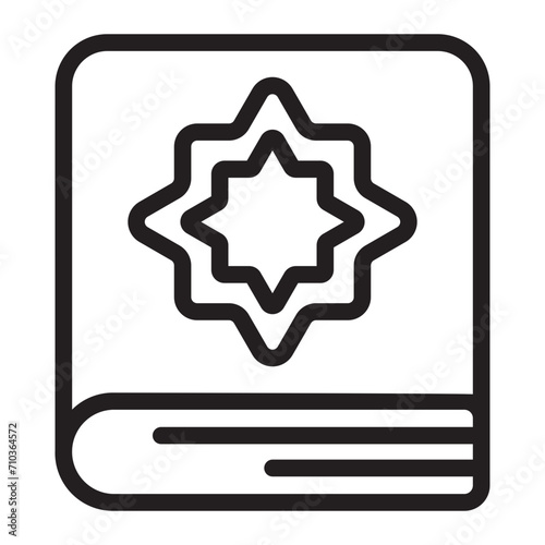 Quran line icon