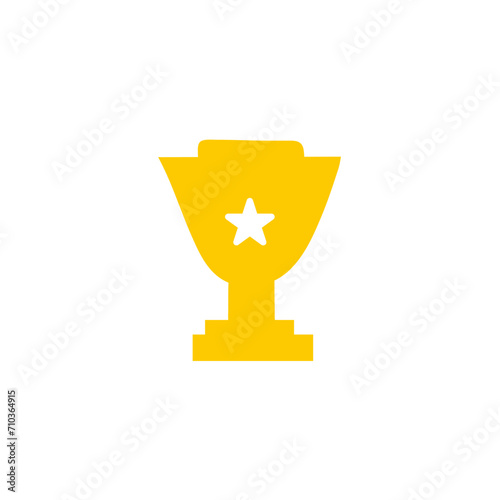 golden trophy For the winners of the sport achievement award 