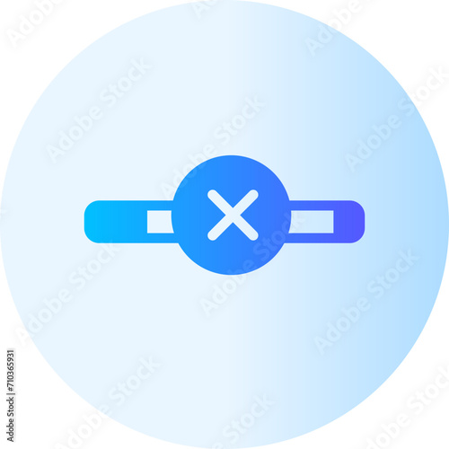 no smoking gradient icon