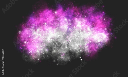 White and Pink Space Galaxy Nebula Background Wallpaper	