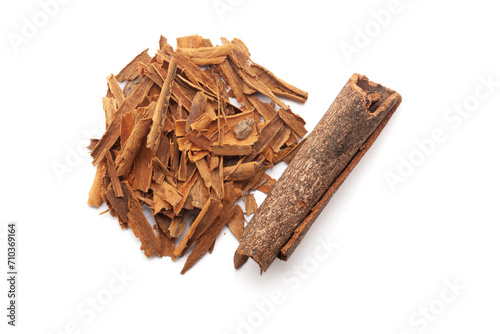 Wallpaper Mural Top view of Dry organic Cinnamon sticks (Cinnamomum verum) isolated on a white background. Torontodigital.ca