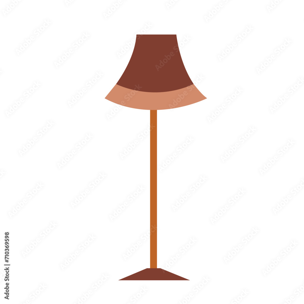 Modern, Minimal Lamp Isolated on White background Modern, Minimal Lamp Isolated on White background