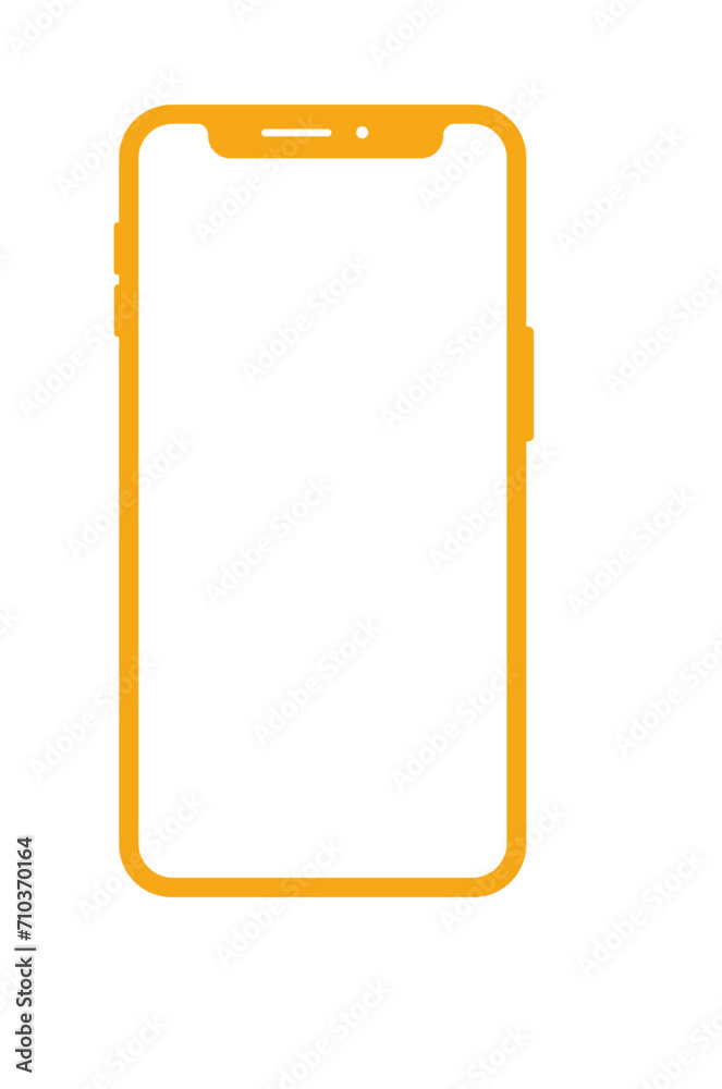 Smartphone yellow Smartphone yellow