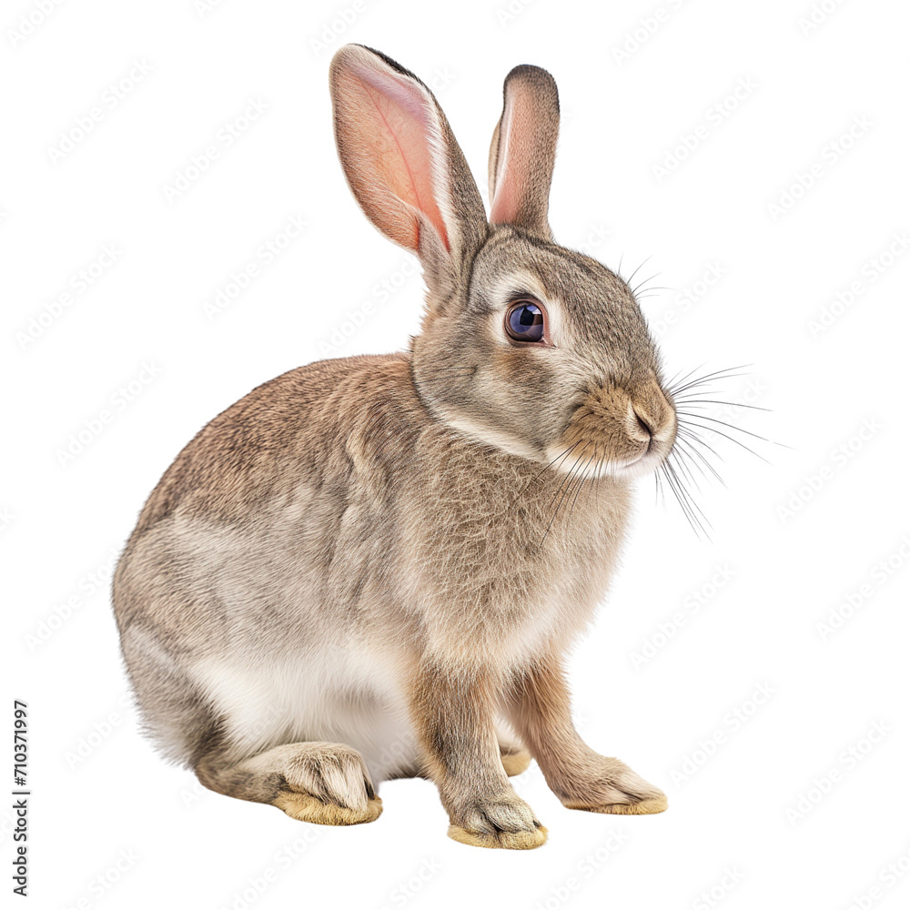 very sweet and fluffy bunny isolated against clear backdrop very sweet and fluffy bunny isolated against clear backdrop