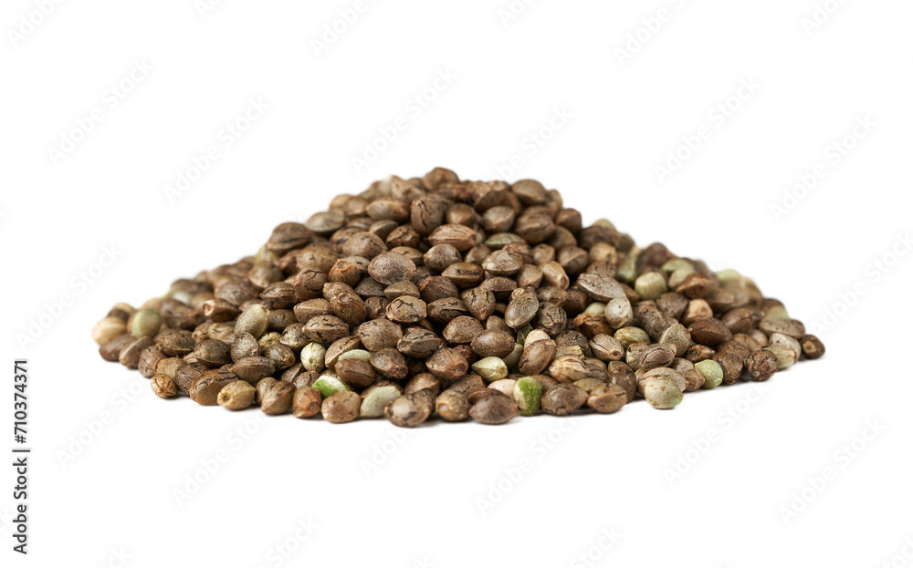pile of weed cannabis hemp marijuana seed isolated on white background. pile of weed cannabis hemp marijuana seed isolated on white background.