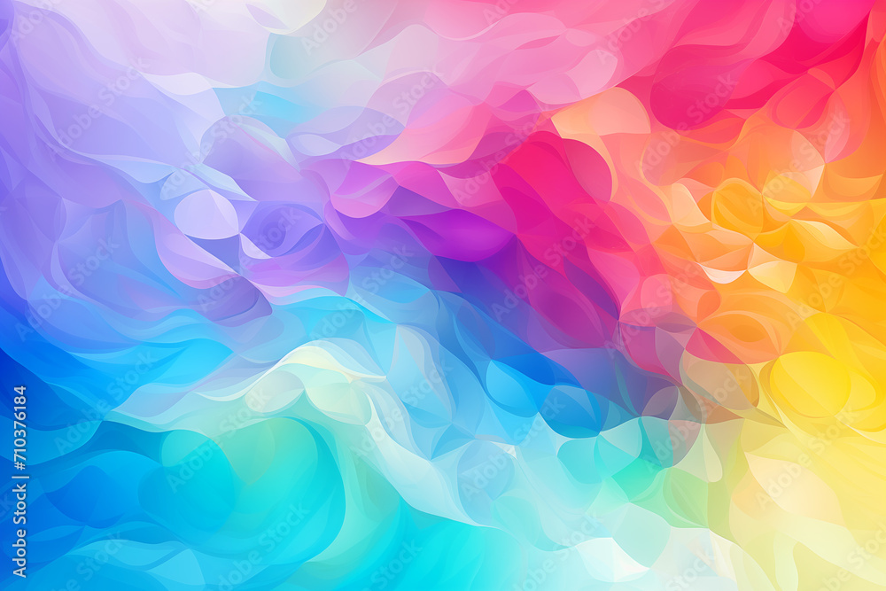Obraz premium rainbow holographic abstract background bright multicolored iridescent