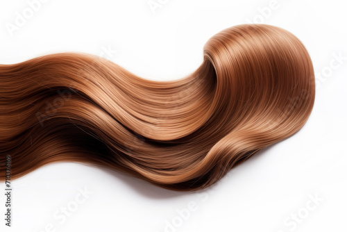 hair white background hair care concept