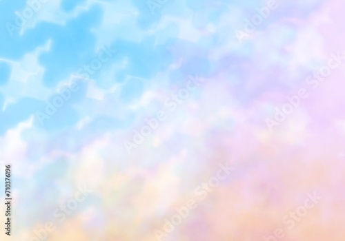 colorful painted watercolor sky cloud background 