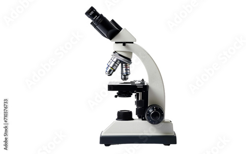 Microscope Technology On Transparent Background.
