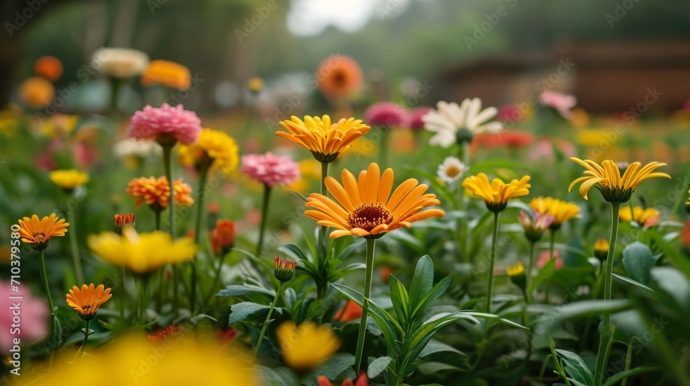 Obraz premium flowers in the garden