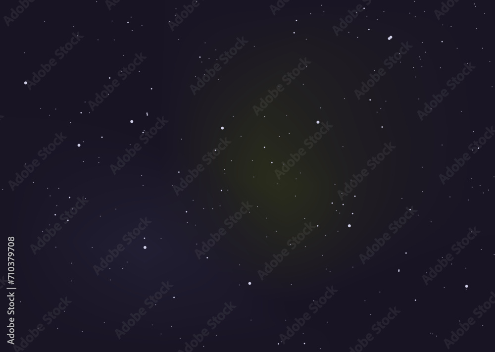 starry night sky vector illustration with mesh gradient blur for wallpaper, background, science, graphic