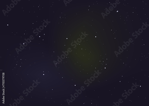 starry night sky vector illustration with mesh gradient blur for wallpaper, background, science, graphic