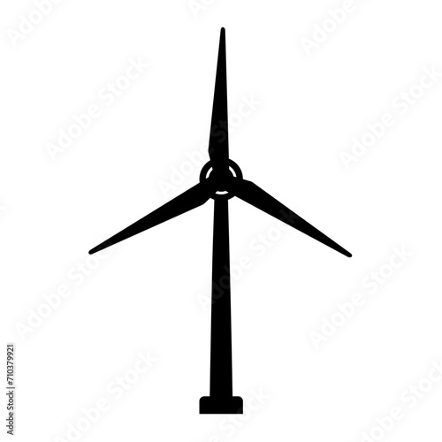 風力発電の風車のアイコン