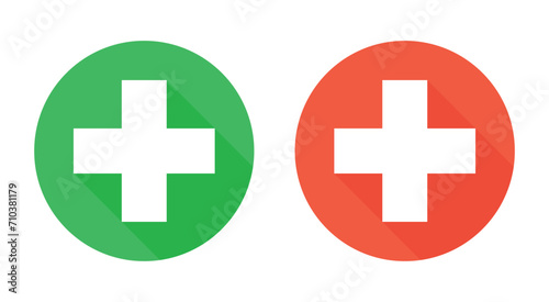 First aid icon symbol vector. First aid isolated vector set photo