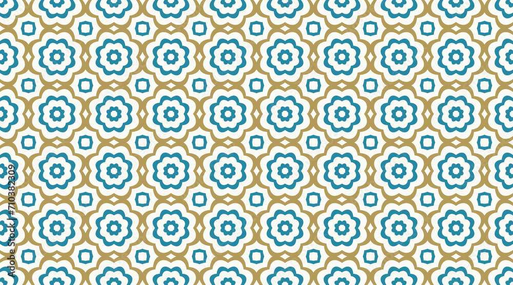 Geometric seamless pattern. Abstract geometric graphic design. Seamless geometric colorful background.