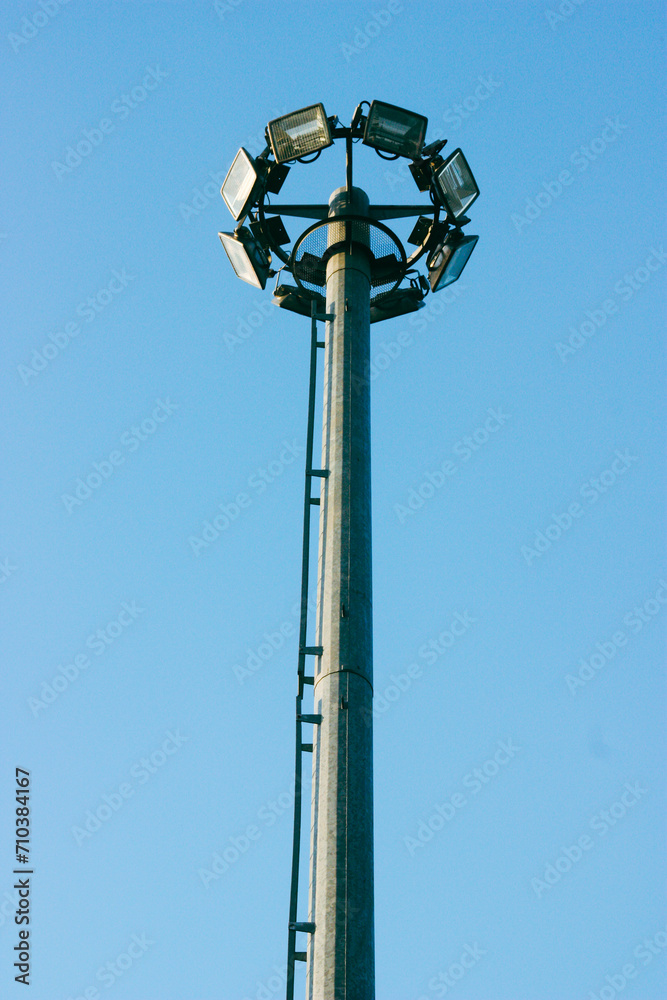 Circular Lamp Pole with Many Lamps Circular Lamp Pole with Many Lamps