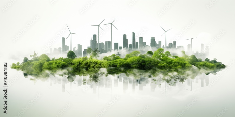 Sustainable renewable green energy concept