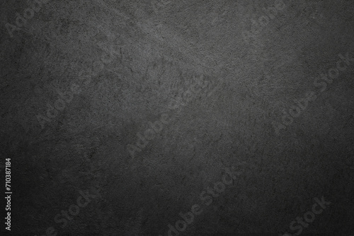 Elegant dark background illustration with vintage distressed grunge texture of dark gray black concrete.